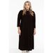 YOEK blousejurk DOLCE van travelstof bruin