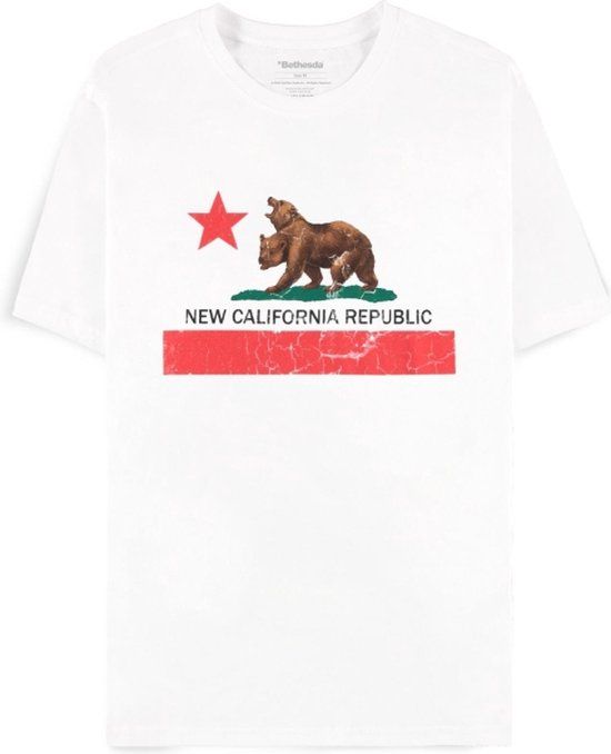 Fallout New California Republic Heren T-shirt - wit - L