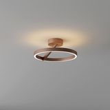 Artdelight Plafondlamp Oregon up down Ø 33 cm koper brons