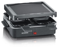 Severin RG 2370 Raclette Grill - 4 Personen - 600W - Zwart