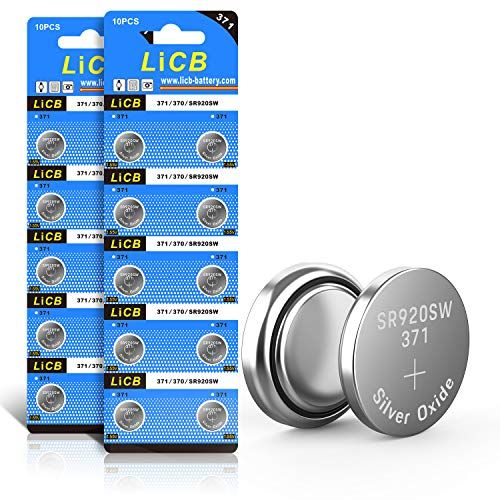 LiCB SR920SW Accu's - 20 stuks - 371 V371 AG6 batterijen LR920 SR 920SW 1,5 V knoopcellen