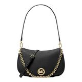 Michael Kors leren schoudertas Nolita zwart