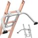 Merkloos Latios Ladderstabilisator - Stalen Dakhaak/Afstandhouder - Draagvermogen 150 kg - Verstelbare Spanwijdte - Voor Muurladders - Bescherming voor dak en goten