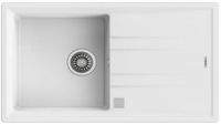 Teka Stone 50 B-TG 1C 1E Inbouwspoelbak Rechthoekig RVS Wit