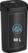 Shenzhen Haorui Industrial Technology Co., Ltd. Poubelle à capteur - 50L - Anti-traces de doigts et hygiénique - Noir