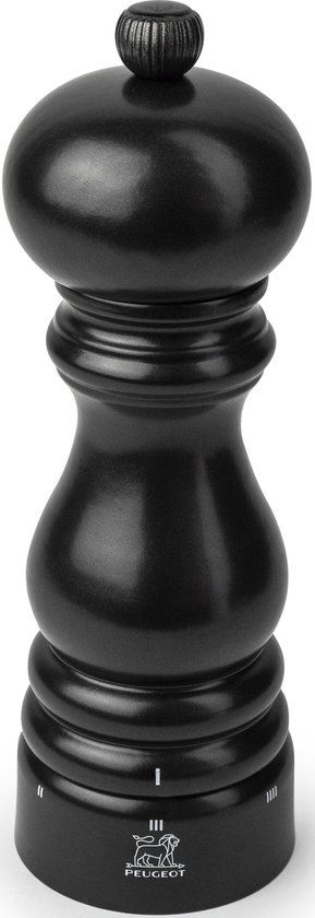 Peugeot Paris Pepermolen - 18 cm - Satijnzwart - u'select