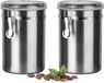 Unyqoos® Roestvrijstalen luchtdichte voorraadpotten voor koffie, thee en meer
