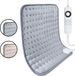 STAUS&BACH HeatMat - Elektrisch warmtekussen (100W) - 6 warmtestanden, timer, wasbaar - 30 x 40 cm fleece - Grijs