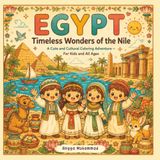 EGYPT – Timeless Wonders of the Nile: A Cute and Cultural Coloring Adventure Through Ancient Wonders, Nile River Landscapes, Desert Adventures, ... Beauty of Egypt — For Kids and All Ages