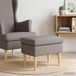 VidaXL Voetenbank taupe 55 x 35 x 41 cm