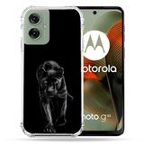 Cokitec Motorola G55 5G Animal Black Panther Versterkte hoes