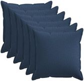 vidaXL - Kussensloop - 6 stuks - Blauw - 80 x 80 cm