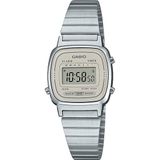Casio LA670WEA-8AEF Vrouwen Polshorloge Digitaal Staal Grijs