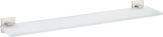 Tesa Exxclusiv Glazen plank 17.5x70x5cm - Zelfklevend - Roestvrij staal