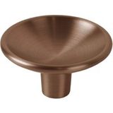 Viefe Bouton de meuble DISC en métal, bronze brossé - Diamètre 50 mm