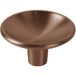 Viefe Bouton de meuble DISC en métal, bronze brossé - Diamètre 50 mm