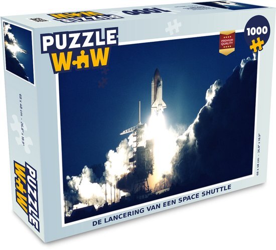 MuchoWow Puzzel De lancering van een space shuttle - Legpuzzel - Puzzel 1000 stukjes volwassenen - Sinterklaas cadeautjes - Sinterklaas voor grote kinderen