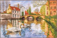 Lanarte Borduurpakket - Brugge - 52 x 36cm