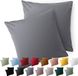 Blumtal Kussensloop Microvezel Kussenhoes 65 x 65 cm - Grijs - Set van 2