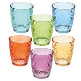 Tognana Seoul drinkglazen, 310 cc, meerkleurig, glas, 6 stuks