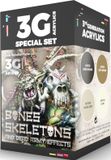 AK-Interactive Os et Squelettes. Set de Couleurs 3ème Génération pour Jeux de Guerre