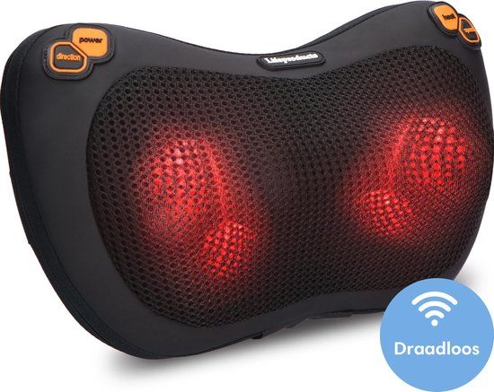 Lifeproducts Shiatsu Massagekussen Draadloos
