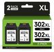 HP 302XL Cartouches d'encre Noir - Lot de 2