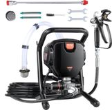VEVOR Draagbaar Airless Verfspuit, 750 W, 3000 psi, Hoog Rendement Elektrisch Spuitapparaat, Verfspuiten Spuitverfmachine Hogedruk Airless Verfspuitsysteem met 15 m Slanglengte