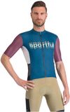 Sportful Supergiara Logo Korte Mouw Wielertrui Blauw M Man