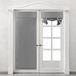 Décoration de fenêtre pour salon et chambre à coucher, coupe-vent, isolation thermique, sans perçage, 66x173 cm, gris, 2 pièces