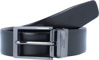 JOOP! Leren Riem Adjustable Coll. Belt 3,5 CM W85 Black-Cognac Zwart Bruine