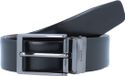 JOOP! Leren Riem Adjustable Coll. Belt 3,5 CM W85 Black-Cognac Zwart Bruine