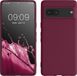 kwmobile telefoonhoesje geschikt voor Google Pixel 7 - Back cover in bordeaux-violet