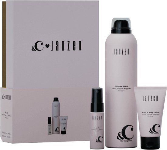 JANZEN Gift Set S Body &C Vanilla Peach & Happiness