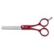 3 Claveles Dur Es 28 ciseaux de coiffure 140 mm Rouge, Acier inoxydable