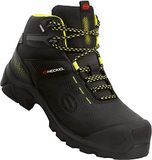 Heckel MacCrossroad 3.0 High S3 Veiligheidsschoenen Zwart/Geel Maat 45