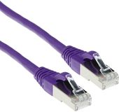 ACT Paarse 7 meter LSZH SFTP CAT6A patchkabel snagless met RJ45 connectoren FB8707