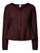 Yasdolly YAS Gebreid vest 'YASDolly' bourgogne