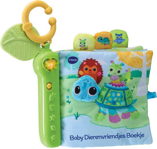 VTech Baby Dierenvriendjes Babyboekje - Interactief Speelgoed - Kinderboek - 6-36 Maanden