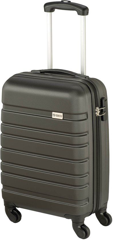 Princess Traveller Singapore Handbagage koffer 55 cm - Antraciet - Hardcase - 34L