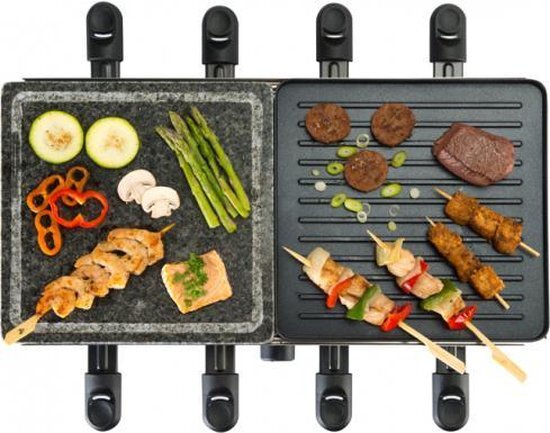 BOURGINI gourmet/raclette 16.1001 - 8 personen