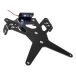 ZIEGER support de plaque d'immatriculation "x-line" support de plaque d'immatriculation zi kawa z650 année 17-23