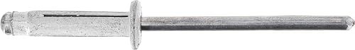 RESTAGRAF 4521 holle klinknagels, wit, 0 tot 6,35 mm x 18,8 mm