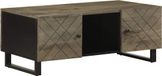 Maison Exclusive Table basse noir, 100x54x40 cm, manguier massif