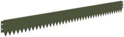 vidaXL Bordure de pelouse - 50 pièces - 103 x 10 cm - Acier - Vert olive