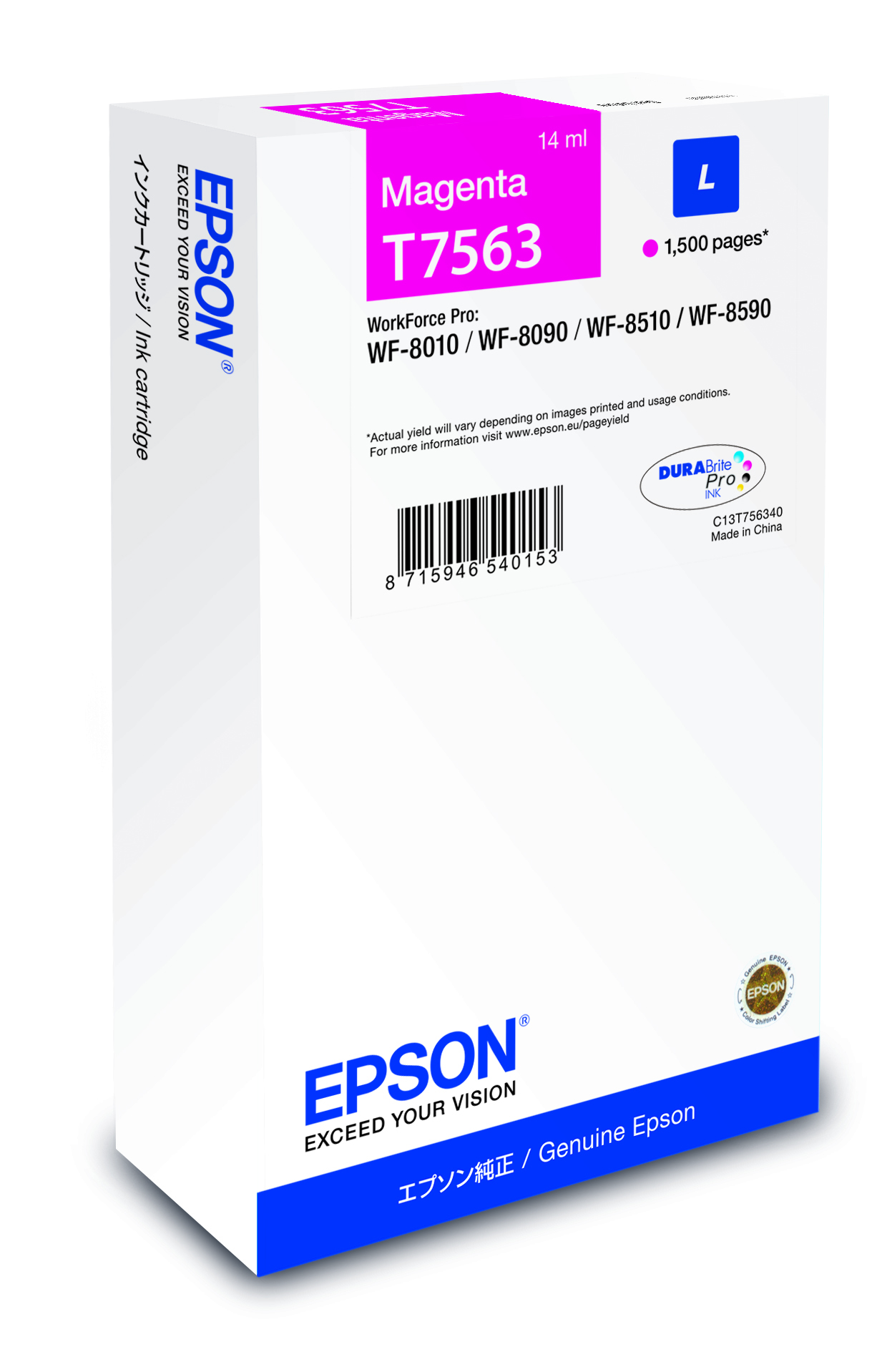 Epson Ink Cartridge L Magenta single pack / magenta