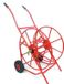 Talen Tools professionele haspel 100M - 1" met luchtbanden, met buisframe