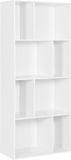 Rootz Living Rootz Boekenplank - Opbergeenheid - Displayrek - Staande Plank - Organisator - Kubusopslag - Wit - 60 x 143,5 x 29 cm