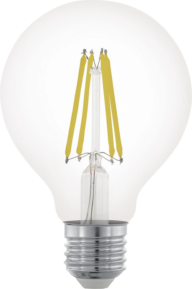 EGLO LED lichtbron - E27 - Ø8 cm - G80 - 2700K - 7,5W - Dimbaar