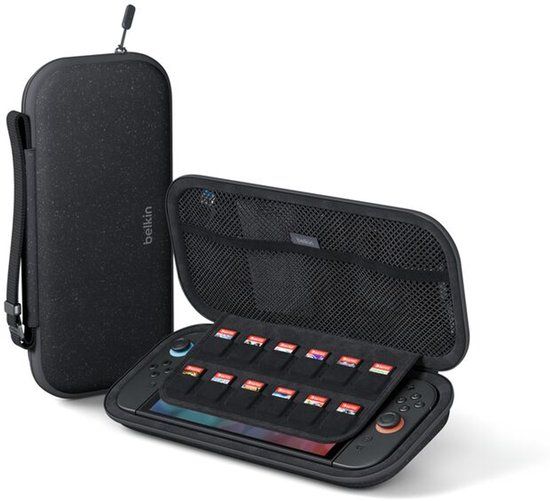 Belkin Gaming Nintendo Switch 2 Beschermhoes met AirTag vak – Antraciet